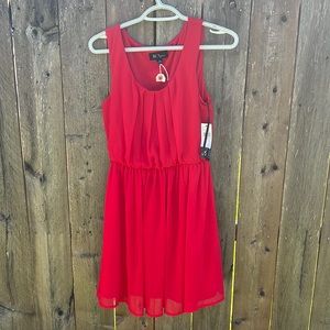 BCX MINI WOMEN DRESS ,SİZE SMALL COLOR SCARLET RED NEW WITH TAGS